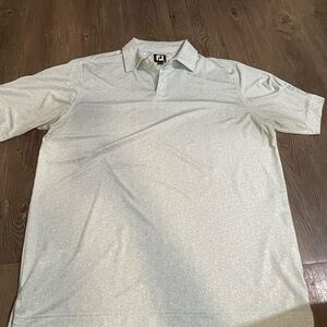 Men's FootJoy Light Green Polo Shirt